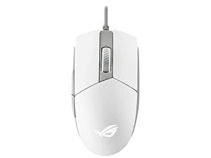 ASUS ROG Strix Impact II Moonlight White Gaming Mouse | Ambidextrous and Lightweight Design