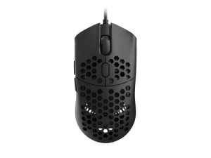 HK GAMING Sirius M Ultra Lightweight Honeycomb Shell Gaming Mouse | 54 Grams | 12000 cpi | USB Wired | 6 programmable Buttons | On-Board Memory | Anti Slip Grips | Sirius-M 12000cpi Black