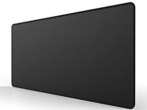 ALSISK XX Large Black Gaming Mouse Pad 35.4X15.74X0.12 Inch(900X400X3MM)