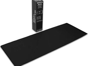 Pro Gaming Mouse Pad (5mm) | Traverse Ridge Massive 46 inch | 46x17.3x0.20 Extra Thick | Black/Black | Dense Weave Speed Poly