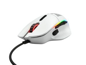 Glorious Model I Ergonomic Matte White Gaming Mouse - 9 Programmable Buttons