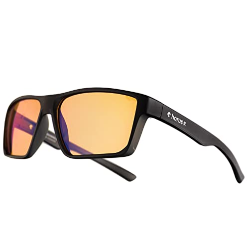 Horus X • Blue Light Blocking Gaming Glasses - Professional Screen Filter Anti Glare Fatigue and Eyestrain - Men and Women Horus X • Blue Light Blocking Gaming Glasses - Professional Screen Filter Anti Glare Fatigue and Eyestrain - Men and Women