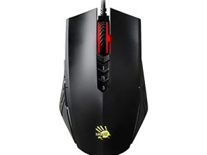 Bloody A70x Optical Gaming Mouse with Light Strike (LK) Switch & Scroll - Fully Programmable and Advance Macros (A70x-MatteBlack)