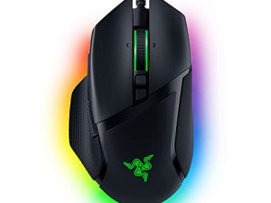 Razer Basilisk V3 Customizable Ergonomic Gaming Mouse: Fastest Gaming Mouse Switch - Chroma RGB Lighting - 26K DPI Optical Sensor - 11 Programmable Buttons - HyperScroll Tilt Wheel - Classic Black