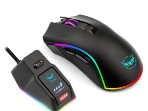 AHHC XVX G605 Wireless Gaming Mouse & RGB Charging Dock