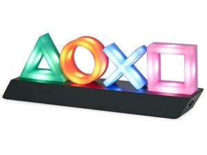 Paladone Playstation Icons Light with 3 Light Modes - Music Reactive Game Room Lighting