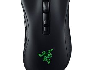 Razer DeathAdder V2 Pro Wireless Gaming Mouse: 20K DPI Optical Sensor - 3X Faster Than Mechanical Optical Switch - Chroma RGB Lighting - 70 Hr Battery Life - 8 Programmable Buttons - Classic Black
