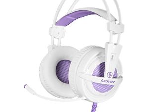 SUPSOO White Purple Gaming Headset for Xbox One