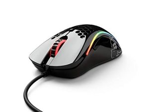 Glorious Gaming Mouse - Glorious Model D Honeycomb Mouse - Superlight RGB PC Mouse - 68 g - Glossy Black Wired Mouse