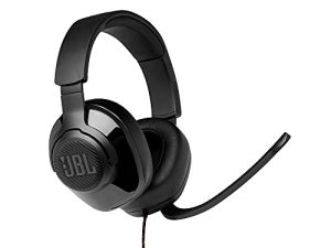 JBL Quantum 300 - Wired Over-Ear Gaming Headphones with JBL Quantum Engine Software - Black