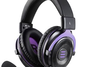 EKSA E900 Gaming Headset with Microphone - PC Headset with Detachable Noise Canceling Mic - Wired Headphones Stereo Sound Comfortable - Gaming Headphones for PC