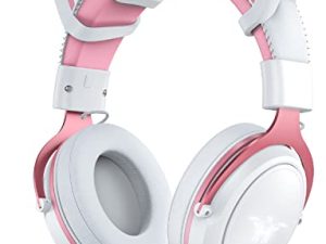 PHNIXGAM Cat Ear Gaming Cute Headset