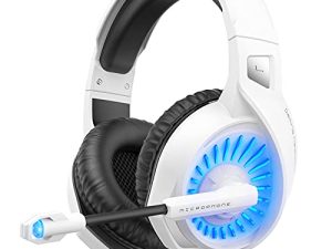 ZIUMIER Z20 White Gaming Headset for PS4