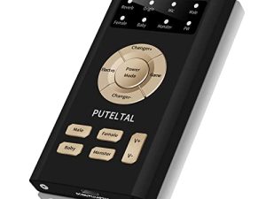 PUTELTAL Adjustable Gaming Voice Changer Disguiser for PS4/Xbox one/S/X/PS5/Computer/Laptop/Smart Phone & More-Black
