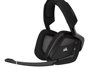 CORSAIR Void PRO RGB Wireless Gaming Headset - Dolby 7.1 Surround Sound Headphones for PC - Discord Certified - 50mm Drivers - Carbon