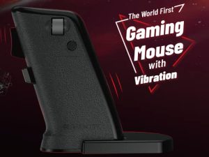 RAGNOK Gun Mouse FPS and TPS Gaming Mouse with Vibration - Unique triggers MX Black Silent Switches for Gaming and Office- Vertical Grip - for PC / Mac16000dpi