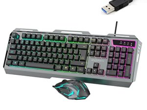 ANZERWIN Keyboard and Mouse Combo for Gaming