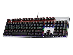Punkston TK104 Mechanical Gaming Keyboard with Metal Panel