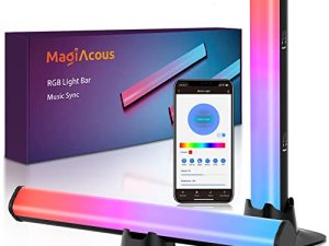 Magiacous Smart Light Bars RGB Flow Gaming Light Bar with 19 Scene and Music Modes