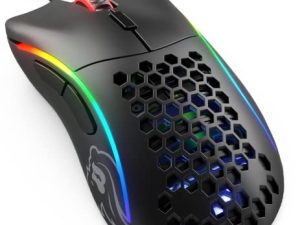 Glorious Gaming Mouse - Glorious Model D Minus Honeycomb Mouse - Superlight RGB PC Mouse - 62 g - Matte Black Wired Mouse