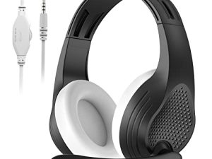 Anivia Headphones with Mirrophones Wired Headset for PC(Black)