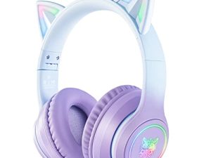 SIMGAL Bluetooth Cat Ear Headphones for Kids