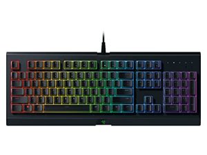 Razer Cynosa Chroma Gaming Keyboard: Individually Backlit RGB Keys - Spill-Resistant Design - Programmable Macro Functionality - Quiet & Cushioned