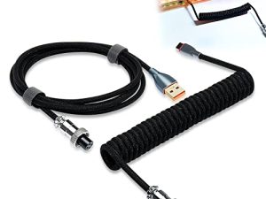 UCINNOVATE Coiled Keyboard Cable