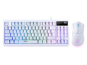 RGB White Gaming Keyboard and Mouse Combo