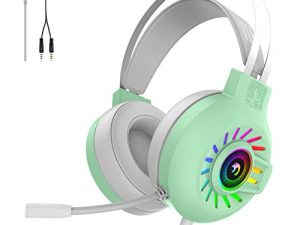 PS4 Headset Xbox One Headset Gaming Headset 3.5mm Stereo Wired Over-Head Gaming Headphone