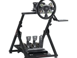 GT OMEGA Apex Racing Wheel Stand for Logitech Fanatec Clubsport Thrustmaster Gaming Steering Wheel Pedal & Shifter Mount