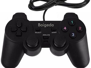 USB Wired Game Controller for Windows PC/Raspberry Pi Remote Controller Gamepad Gaming Joystick Dual Shock Joypad for Laptop Desktop Computer(Windows 11/10/8/7) & Steam/Roblox/RetroPie/RecalBox