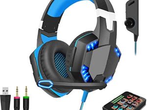 KOKITEA Voice Changer Gaming Headset for Phone/PS4/Xbox/Switch/IPad/Computer/Kids