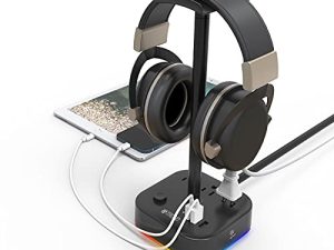 TROND Headphone Stand with USB Charger