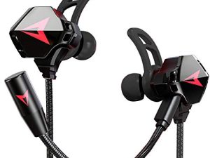 KASOTT Battle Buds Wired Gaming Earbuds with Dual Microphone