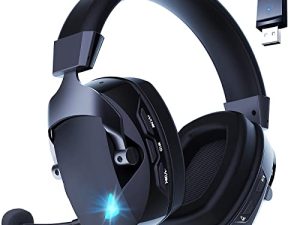Acinaci Wireless Gaming Headset with Detachable Noise Cancelling Microphone