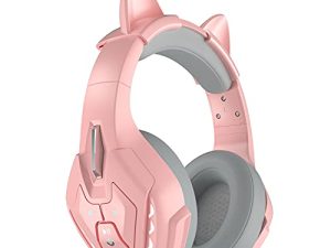 PHOINIKAS Kitty Stereo Gaming Headset for PS4