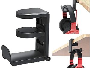 PC Gaming Headset Headphone Hook Holder Hanger Mount
