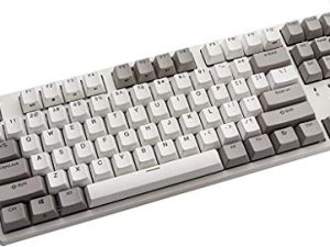 DURGOD Taurus K320 TKL Mechanical Keyboard | Backlit | 87 Keys Tenkeyless | USB C Wired | Doubleshot PBT Keycaps | Programmable Keys | NKRO Rollover | Windows & Mac | Cherry MX Black