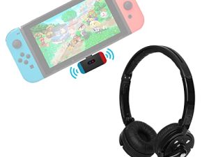 Giveet Wireless Gaming Headset Set w/USB-C Audio Dongle Compatible with Nintendo Switch Lite