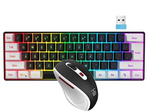 Snpurdiri 2.4G Wireless Gaming Keyboard and Mouse Combo