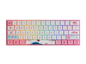 Akko World Tour Tokyo 3061S 60% 61-Key Pink Mechanical Gaming Keyboard