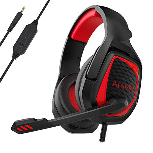 Computer Over Ear Headphones Wired with Microphone - Stereo Headset Gaming Headsets with Soft Memory Earmuffs Computer Over Ear Headphones Wired with Microphone - Stereo Headset Gaming Headsets with Soft Memory Earmuffs