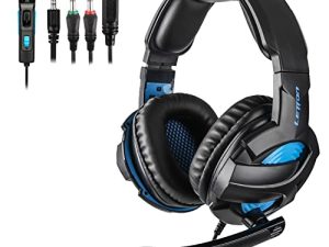 LETTON L15 3.5mm Gaming Headset Stereo Over Ear Wired Noise Canceling Headphones