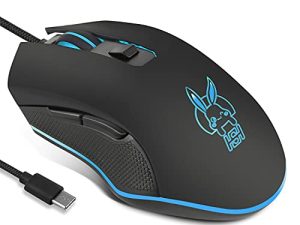Huifen Wired USB C Gaming Mouse