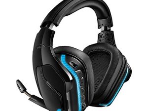 Logitech G935 Wireless DTS:X 7.1 Surround Sound LIGHTSYNC RGB PC Gaming Headset - Black/Blue
