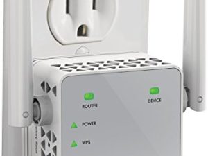 NETGEAR Wi-Fi Range Extender EX3700 - Coverage Up to 1000 Sq Ft and 15 Devices with AC750 Dual Band Wireless Signal Booster & Repeater (Up to 750Mbps Speed)