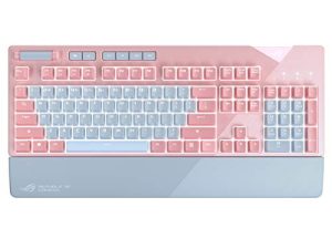 ASUS ROG Strix Flare Pnk (Cherry MX Red) Limited Edition Mechanical Gaming Keyboard with Switches