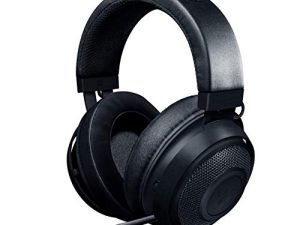 Razer Kraken Gaming Headset: Lightweight Aluminum Frame - Retractable Noise Isolating Microphone - For PC