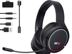 SLuB 2.4GHz Wireless Gaming Headset with Noise Cancelling Microphone